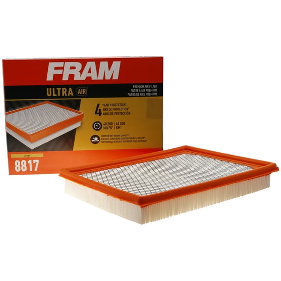 FRAM Ultra Air XGA8817, Premium Engine Air Filter, Replacement Filter for Select Jeep Vehicles