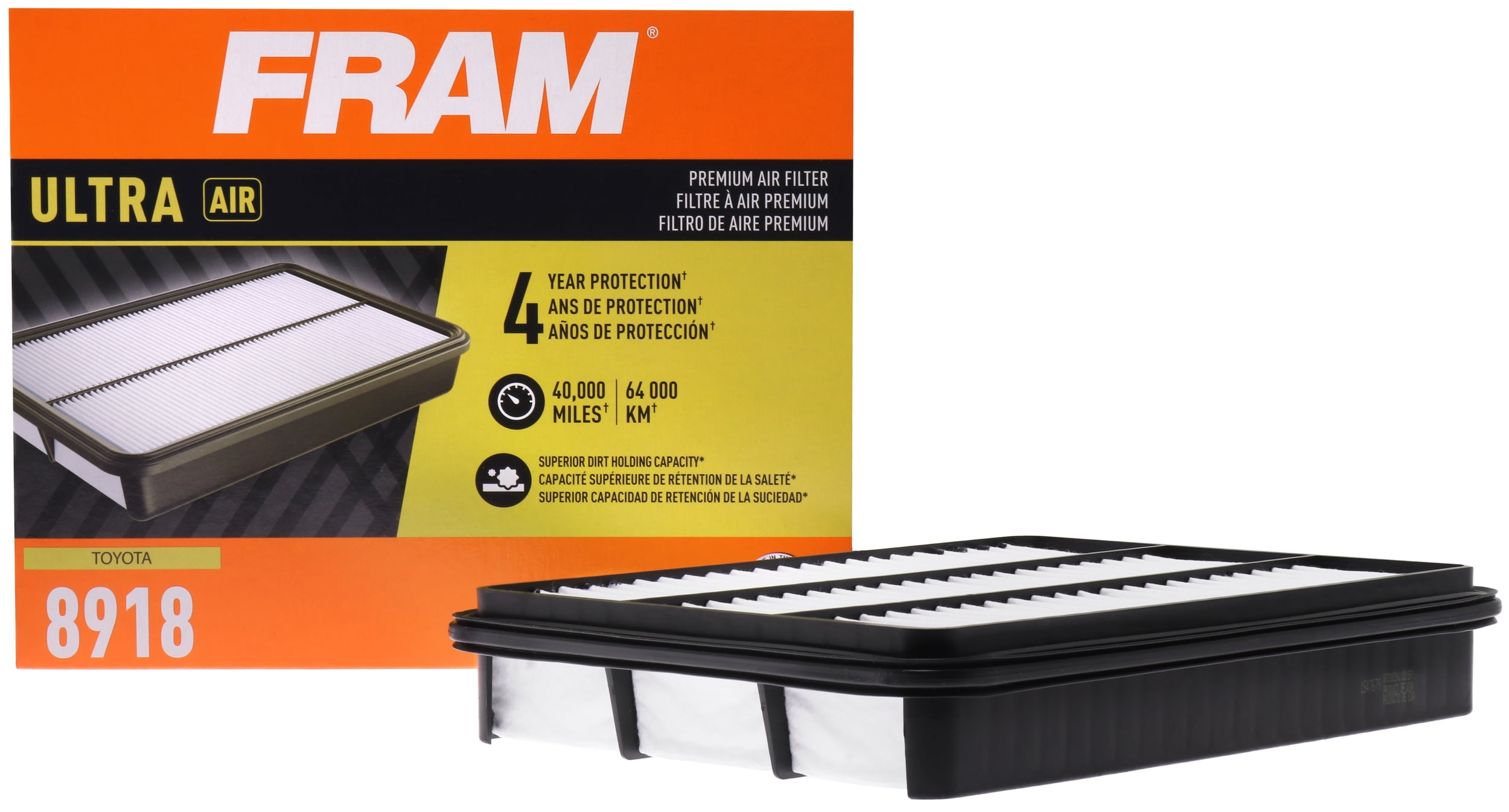 FRAM Ultra Air XGA8918, Premium Engine Air Filter, Replacement Filter for Select Lexus, Toyota Vehicles Fits select: 2000-2006 TOYOTA TUNDRA, 2001-2007 TOYOTA SEQUOIA