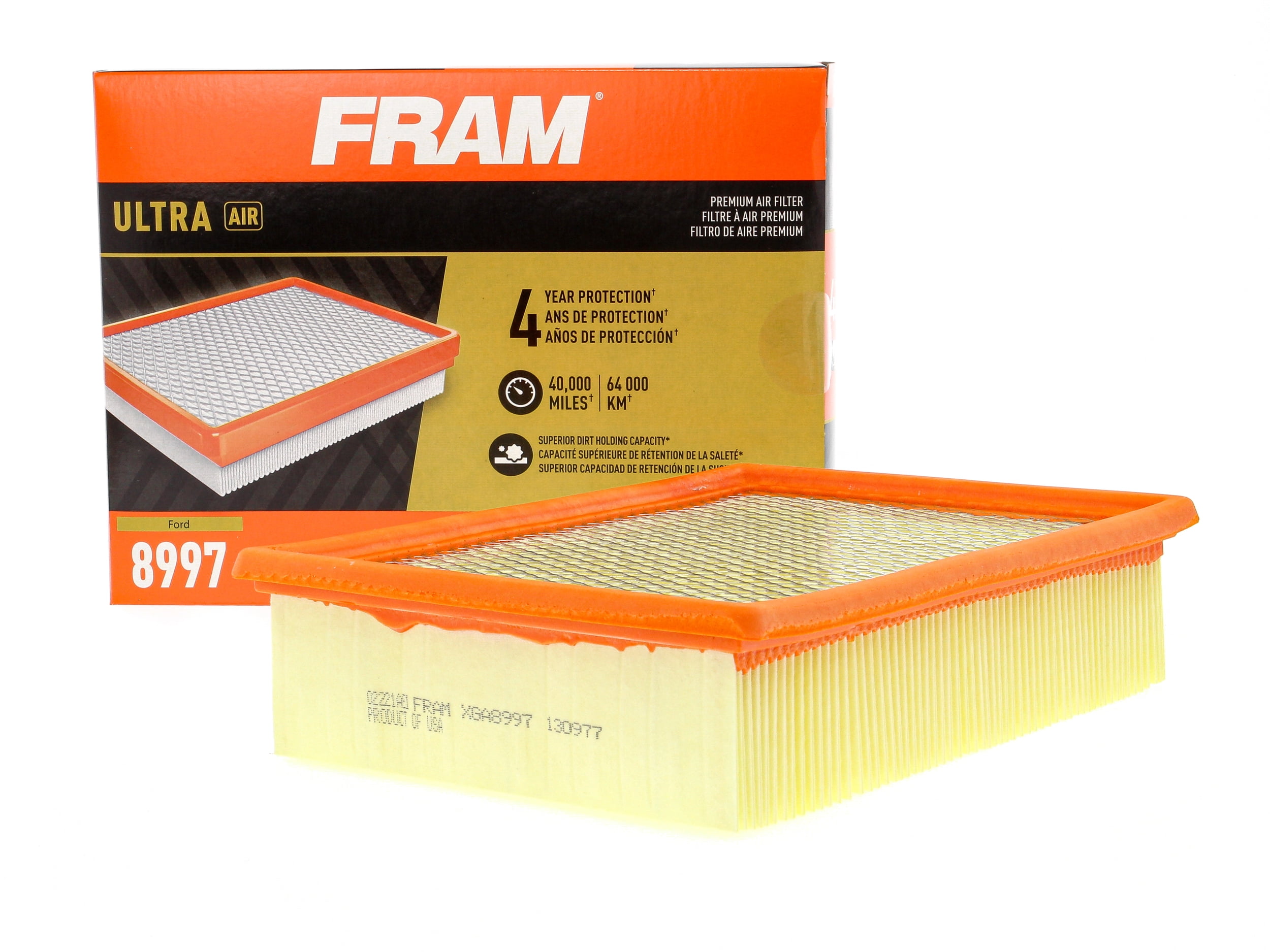 FRAM Ultra Air XGA8997, Premium Engine Air Filter, for Select Ford