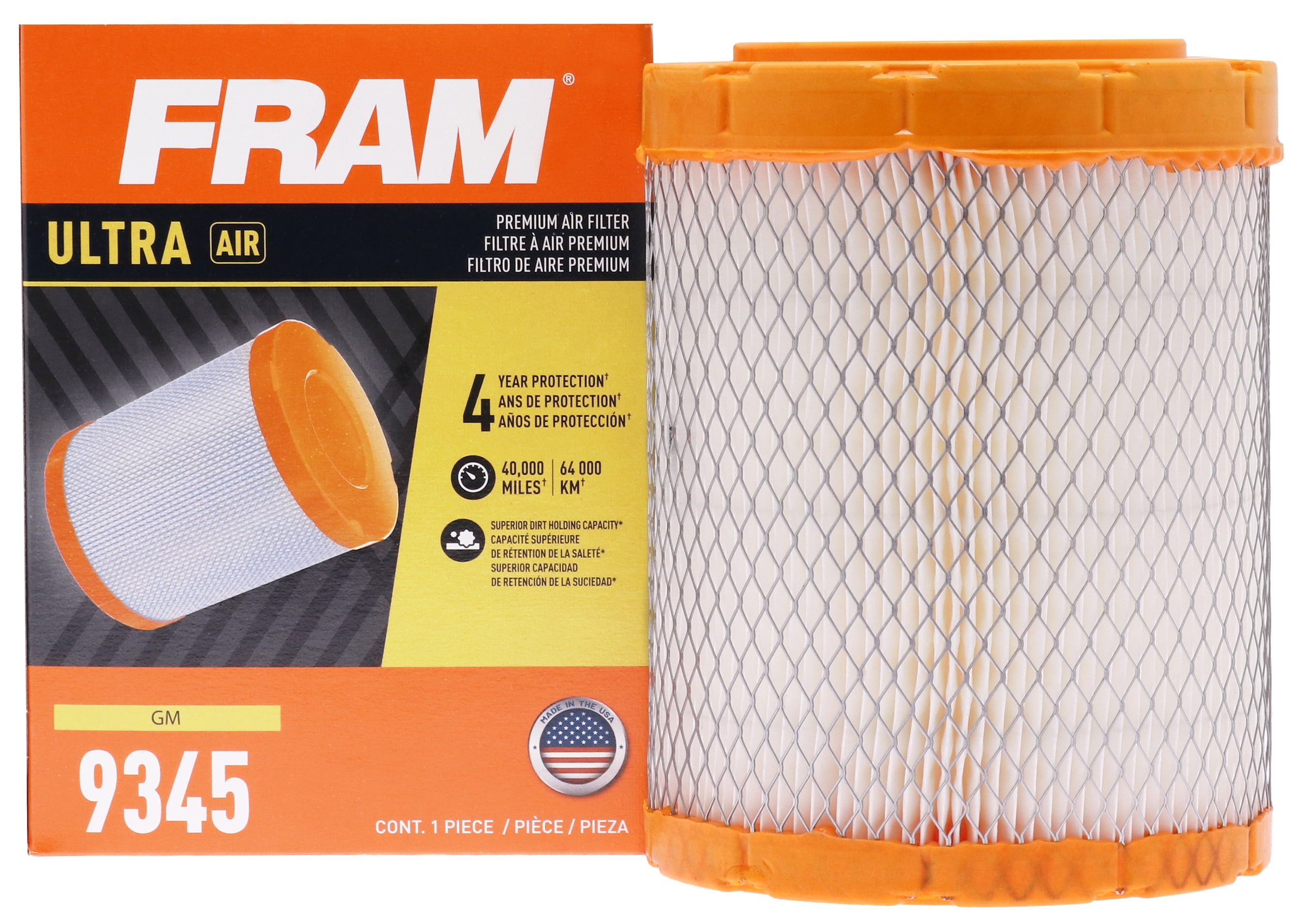 FRAM Ultra Air XGA9345 Premium Engine Air Filter For Select Vehicles
