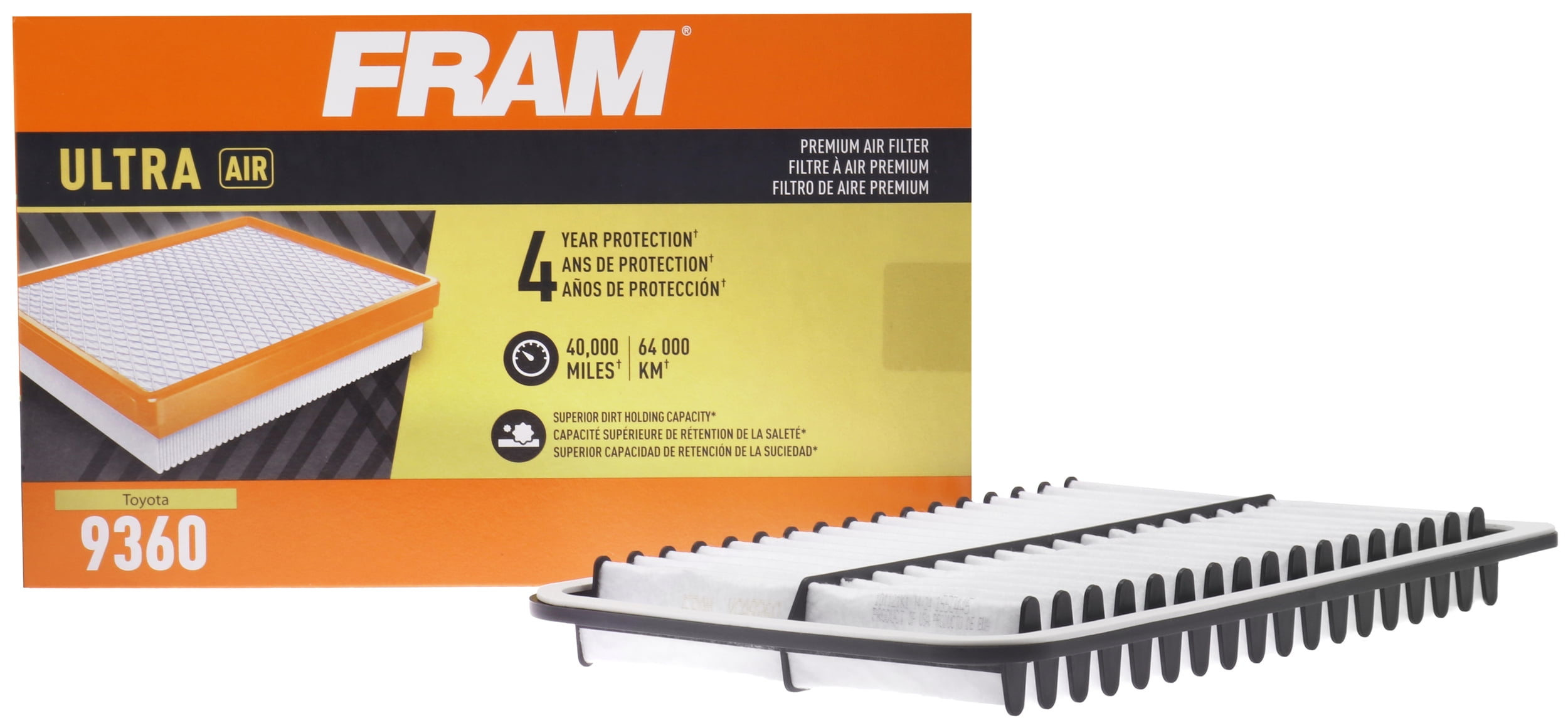 FRAM Ultra Air XGA9360 Premium Engine Air Filter For Select Vehicles