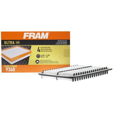 FRAM Ultra Air XGA9360, Premium Engine Air Filter for Lexus and Toyota Vehicles Fits select: 2002-2011 TOYOTA CAMRY, 2001-2013 TOYOTA HIGHLANDER