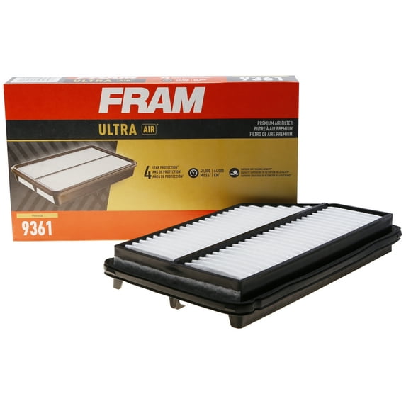 FRAM Ultra Air XGA9361, Premium Engine Air Filter, Replacement Filter for Select Acura, Honda Vehicles