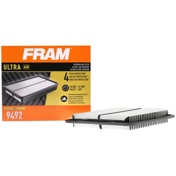 FRAM Ultra Air XGA9492, Premium Engine Air Filter, Replacement Filter for Select GM Vehicles Fits select: 2008-2012 CHEVROLET MALIBU, 2005-2009 CHEVROLET EQUINOX