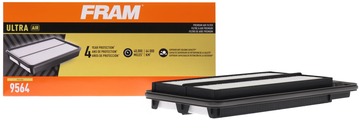 FRAM Ultra Premium 40,000 Mile Air Filter, 9564 for Select Honda Vehicles