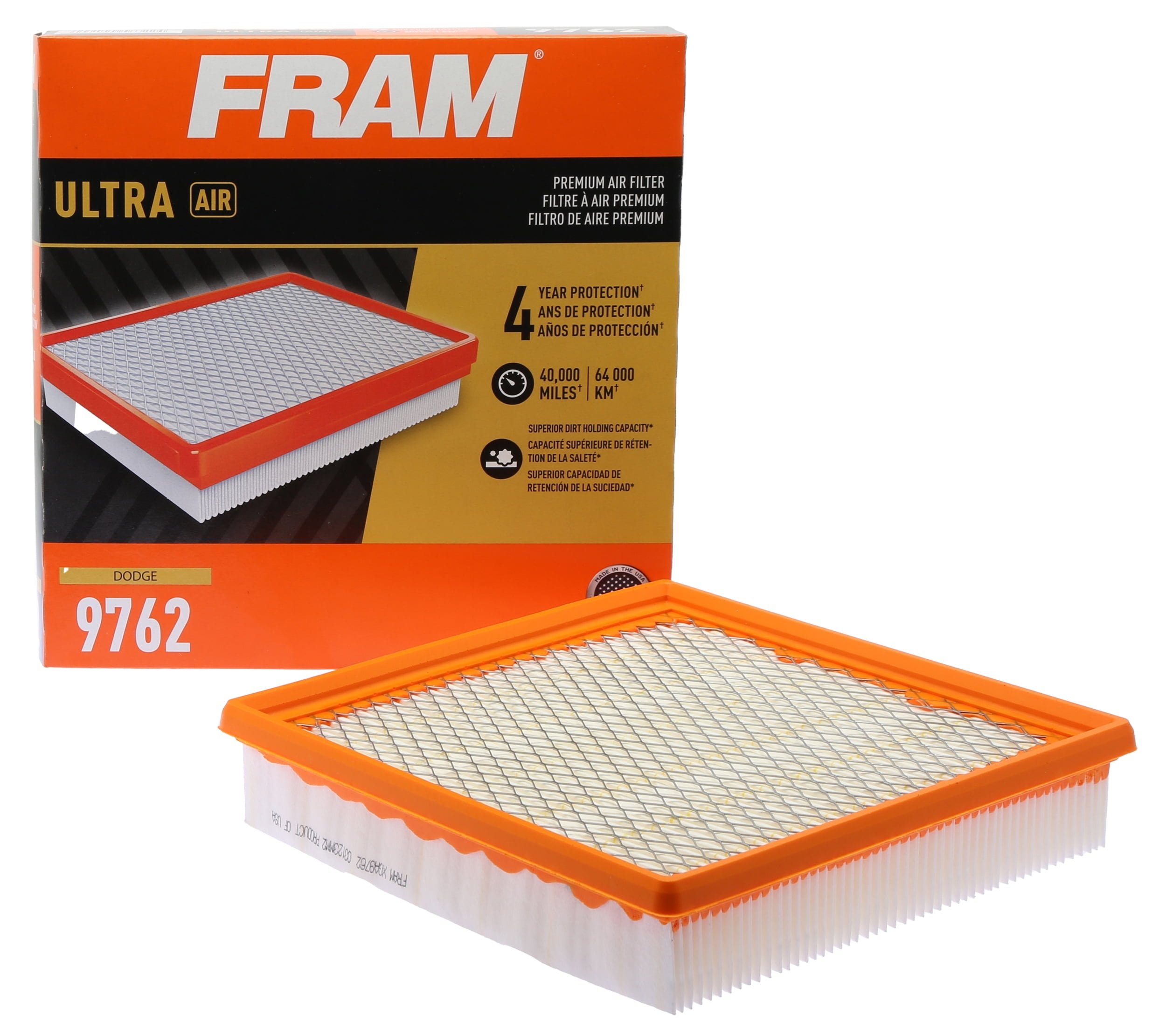 FRAM Ultra Air XGA9762 Premium Engine Air Filter For Select Vehicles