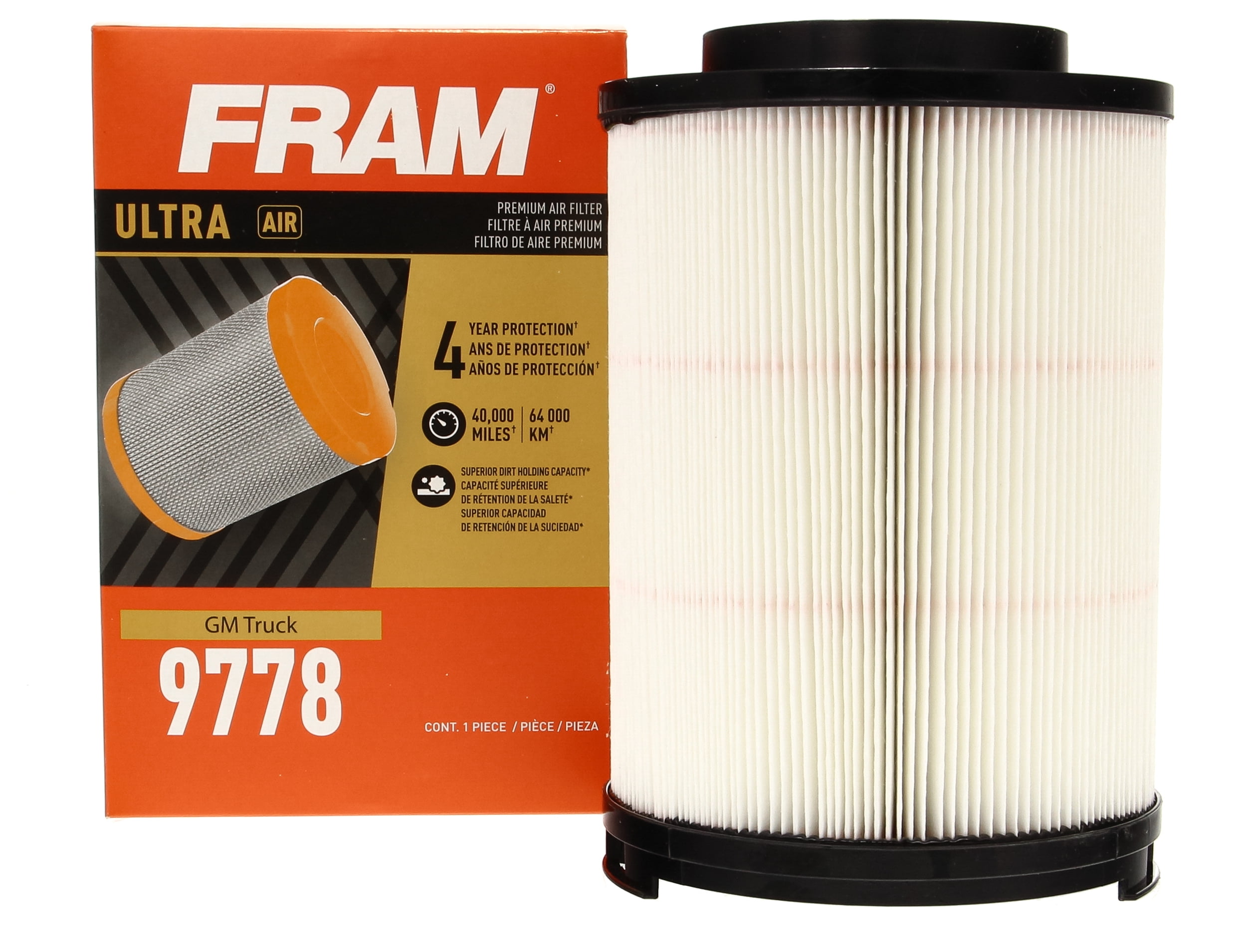 FRAM Ultra Air XGA9778, Premium Engine Air Filter for Chevrolet, Hummer