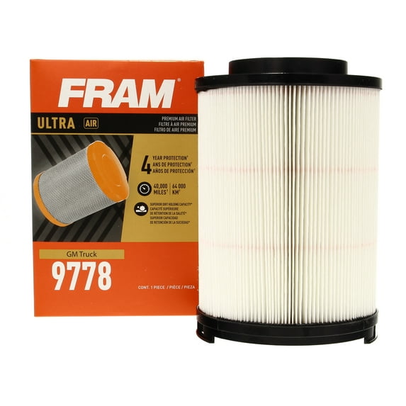 FRAM Ultra Air XGA9778, Premium Engine Air Filter for Chevrolet, Hummer, GMC and Isuzu