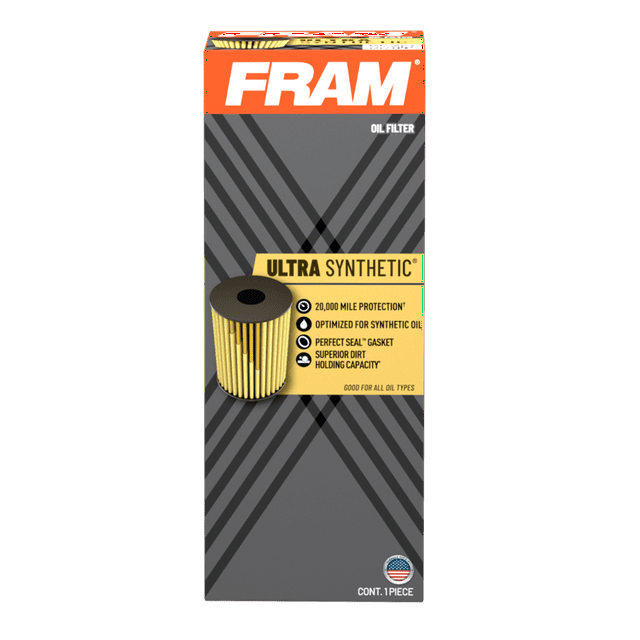 FRAM Ultra Synthetic Oil Filter, XG10075, 20K mile Oil Filter for BMW