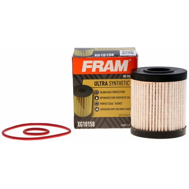 FRAM Ultra Synthetic Oil Filter, XG10158, 20K mile Replacement Engine Oil Filter for Select Lexus, Toyota Vehicles
