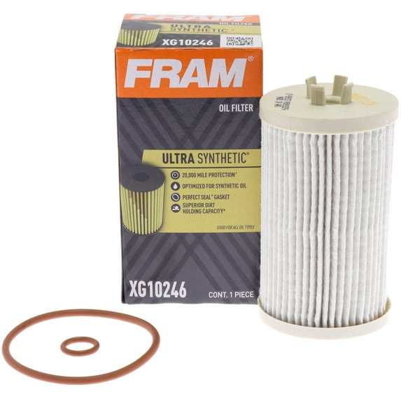 FRAM Ultra Synthetic Oil Filter, XG10246, 20K mile Replacement Filter for Select Vehicles