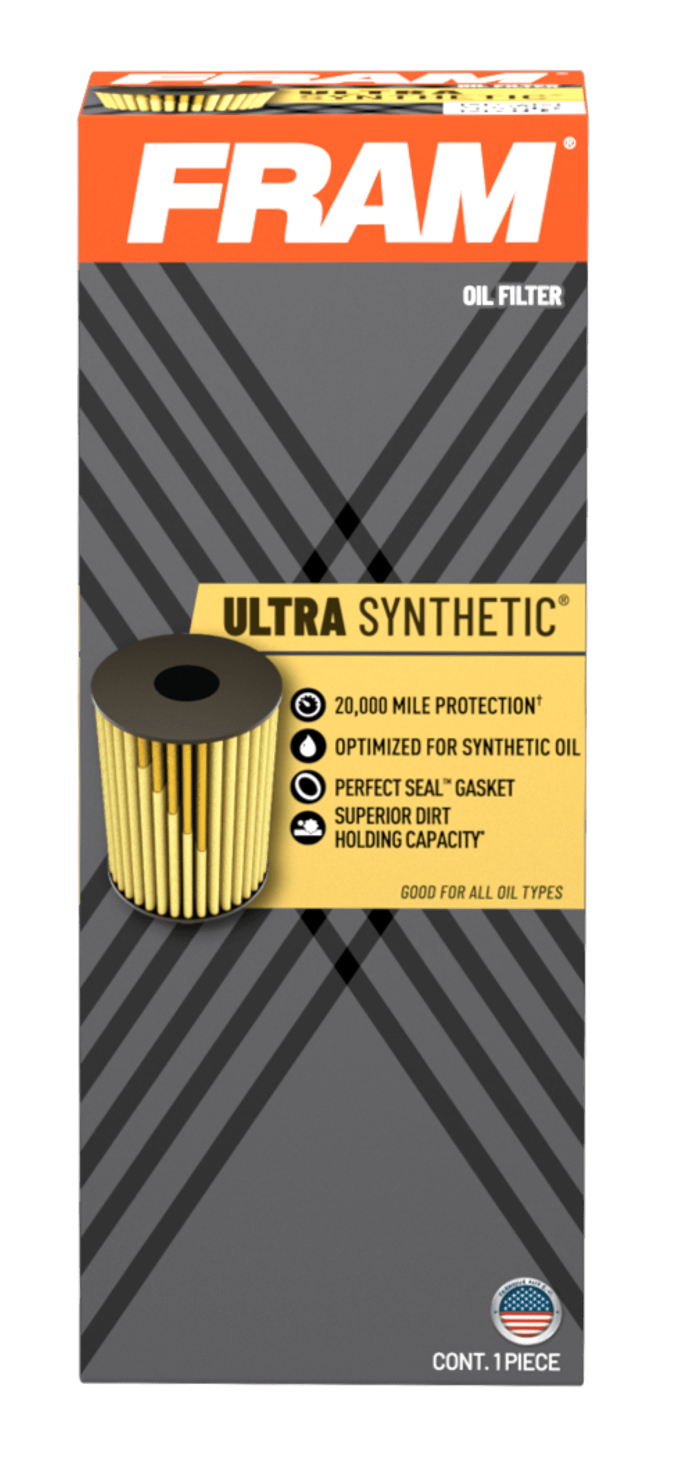 FRAM Ultra Synthetic Oil Filter XG10855 for Hyundai Kia Vehicles 20K ...