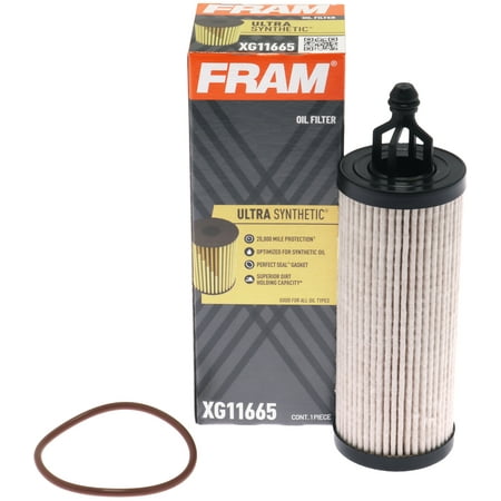 FRAM Ultra Synthetic Oil Filter, XG11665, for Select Chrysler, Dodge, Jeep, Ram Vehicles Fits select: 2014-2018 JEEP GRAND CHEROKEE, 2015-2019 JEEP WRANGLER UNLIMITED