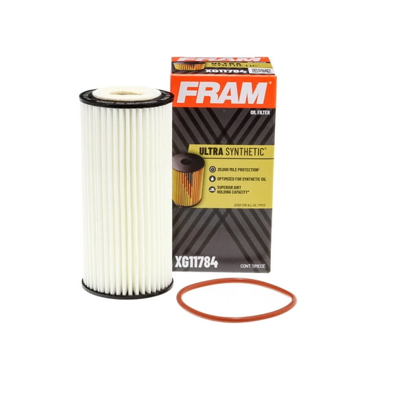 FRAM Ultra Synthetic Oil Filter, XG11784, 20K mile Replacement Filter for Select Vehicles