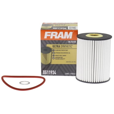 FRAM Ultra Synthetic Oil Filter, XG11934, 20K mile Filter for Select Genesis, Hyundai, Kia Vehicles
