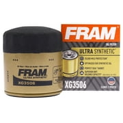 FRAM Ultra Synthetic Oil Filter, XG3506, 20K mile Replacement Filter for Select Vehicles