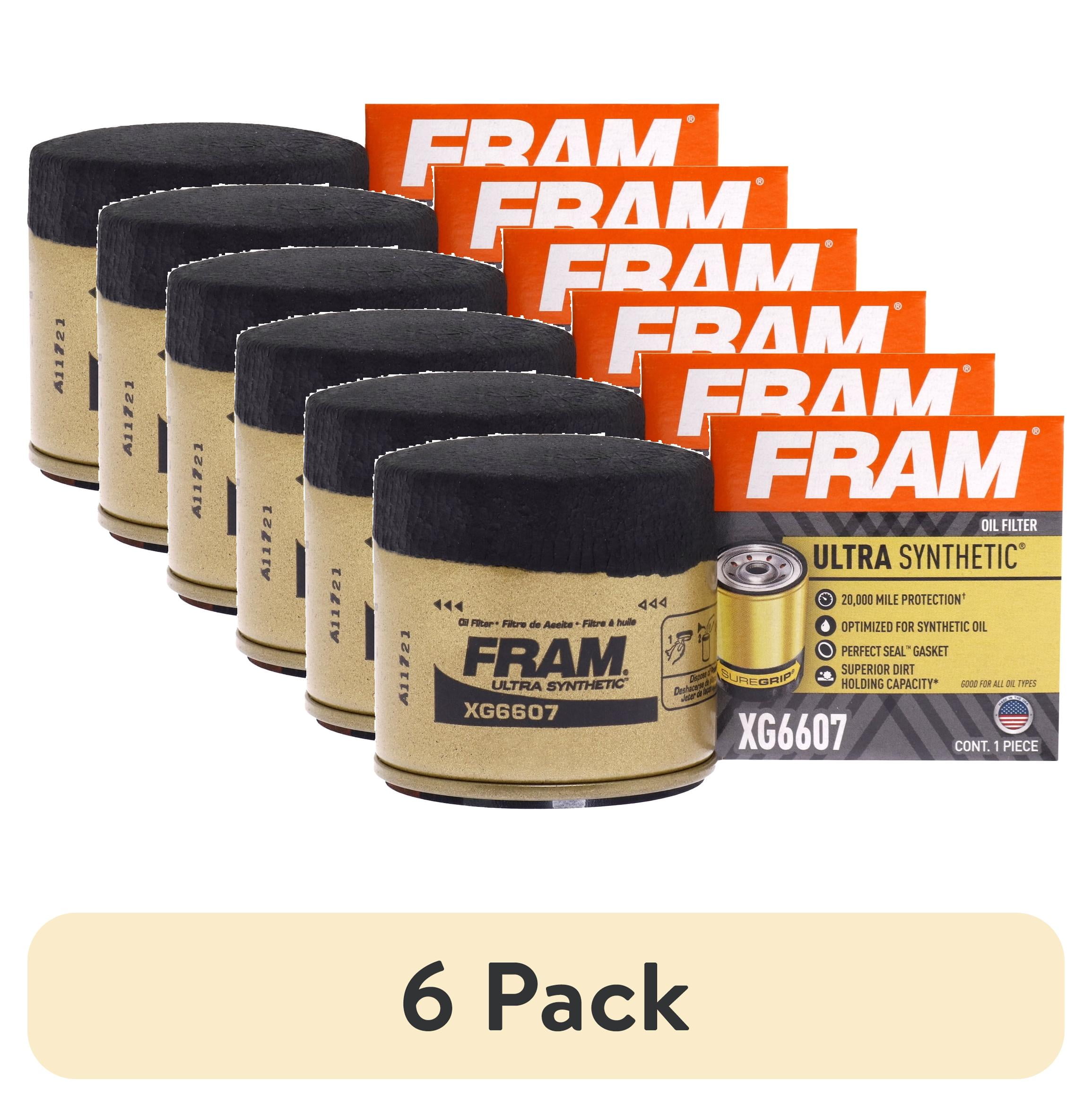通販生活 ファッション 6 pack) mile 20K XG6607, Filter, Oil Synthetic Ultra FRAM キャットフード