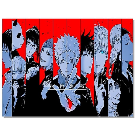NO FRAME Anime Jujotsu Kaisan Poster For Fans Kids Birthday Gifts-Manga Lovers Posters Art Print Manga Picture For Teen Girls/Boys Room Bedroom Wall Decor