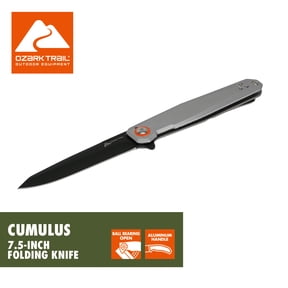 Ozark Trail Cumulus 7.5 in Frame Lock Folding Knife Silver