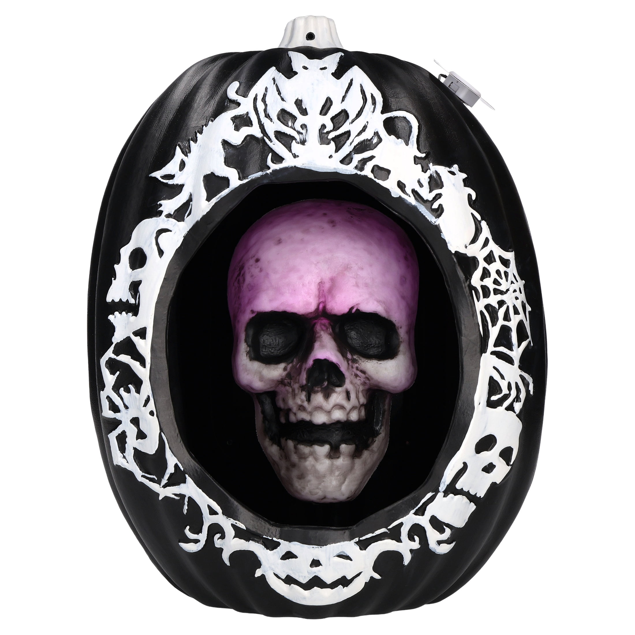 Light-Up Diorama Pumpkin with Skull Decoration, Multicolor, 13.1", Halloween by Way To Celebrate