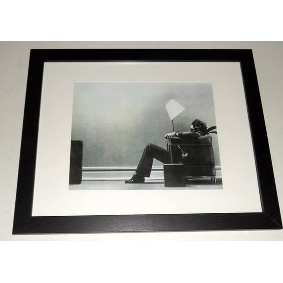 FRAMED Maxell Cassette Tape "BLOWN AWAY" 1982 Ad Poster 23"x20" JBL L100 Speaker