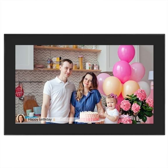 SBUSFGT Frameo 15.6 Inch Digital Photo Frame WiFi Enabled with 32GB Storage, HD IPS Touch Screen for Family Gift & Home Decoration