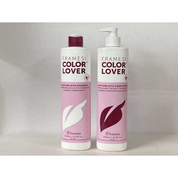 FRAMESI COLOR LOVER MOISTURE RICH SHAMPOO & CONDITIONER 16.9 OZ EACH DUO SET