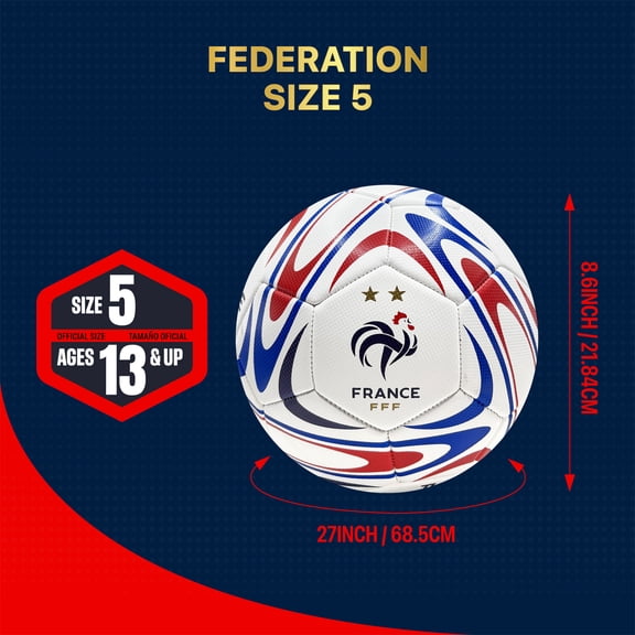FRANCE FEDERATION SOCCER BALL #5