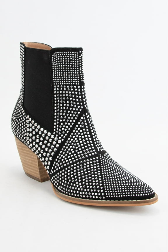 FRANCESCA, STUD EMBELLISHED BOOTS