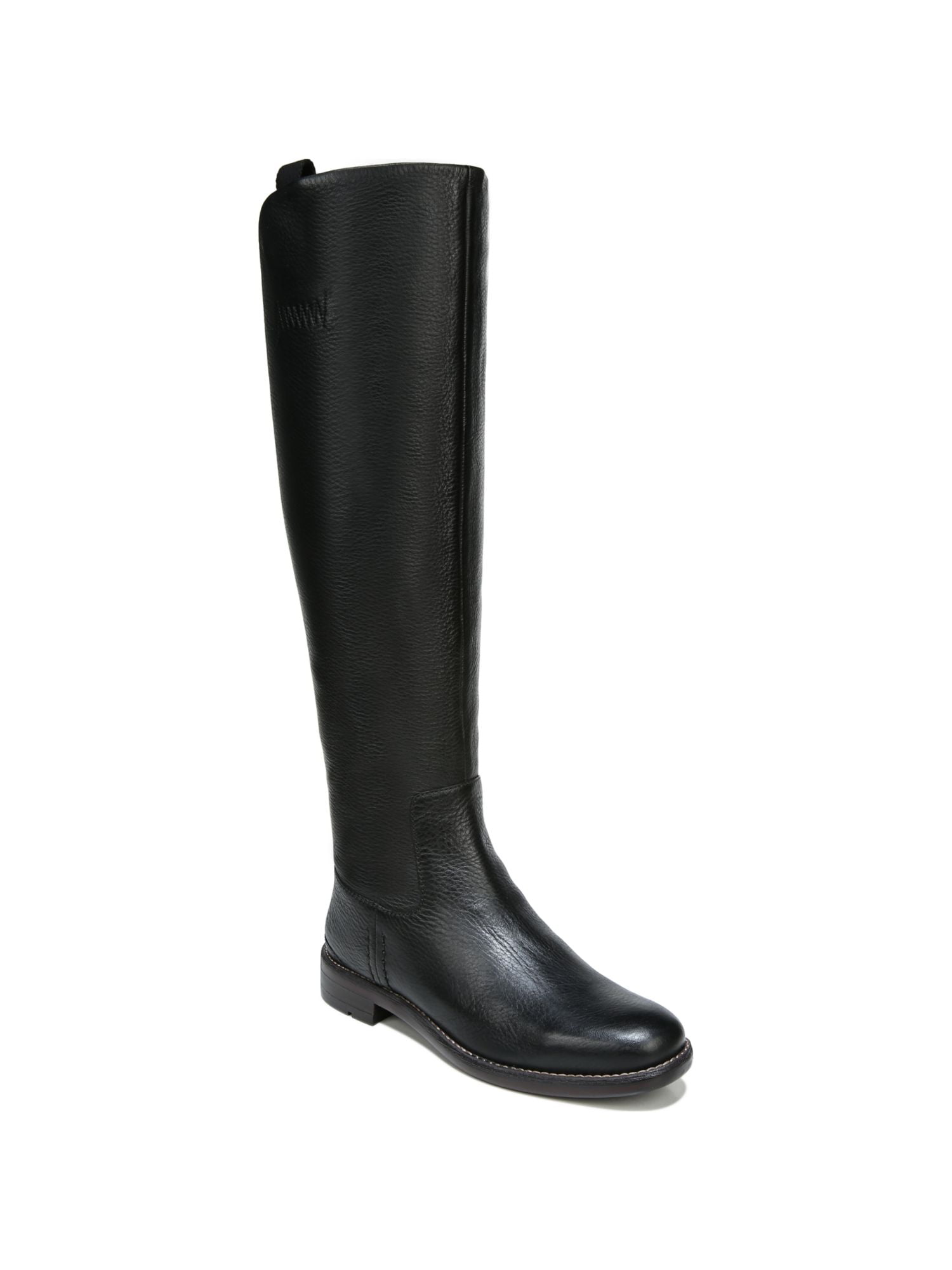 FRANCO SARTO Womens Brown Round Toe Block Heel Zip-Up Leather Boots Shoes M main image 1