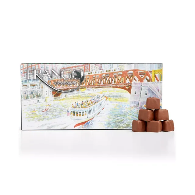 FRANGO CHOCOLATES Chicago Collection 1 LB Mint Milk Chocolates