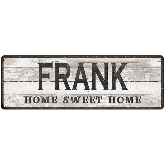 FRANK Home Sweet Home Country Look 6x18 Metal Sign 106180045242