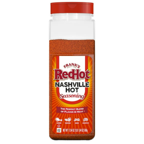 Frank's RedHot Gluten Free Nashville Hot Seasoning, 17.64 oz Bottle