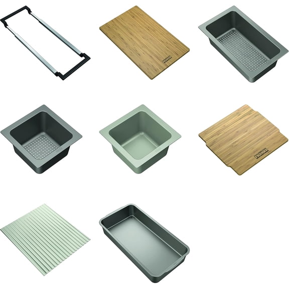 FRANKE All-In Universal Kitchen Sink Accessory System - AIUS300, Gray