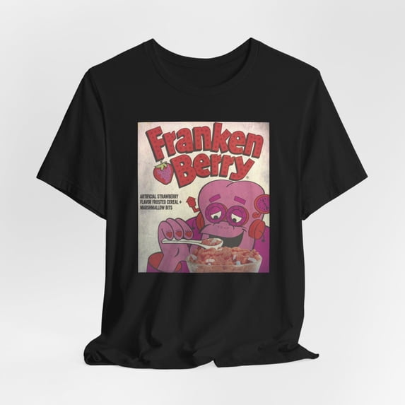 FRANKENBERRY Tshirt T-shirt T shirt Vintage Aesthetic Retro Cereal Tee Distressed Halloween Shirt