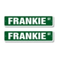thumbnail image 1 of FRANKIE Classic Street Sign (2 Pack) Childrens Name Room Sign Road Sign | 6" X 24" Plastic Address Sign, 1 of 5