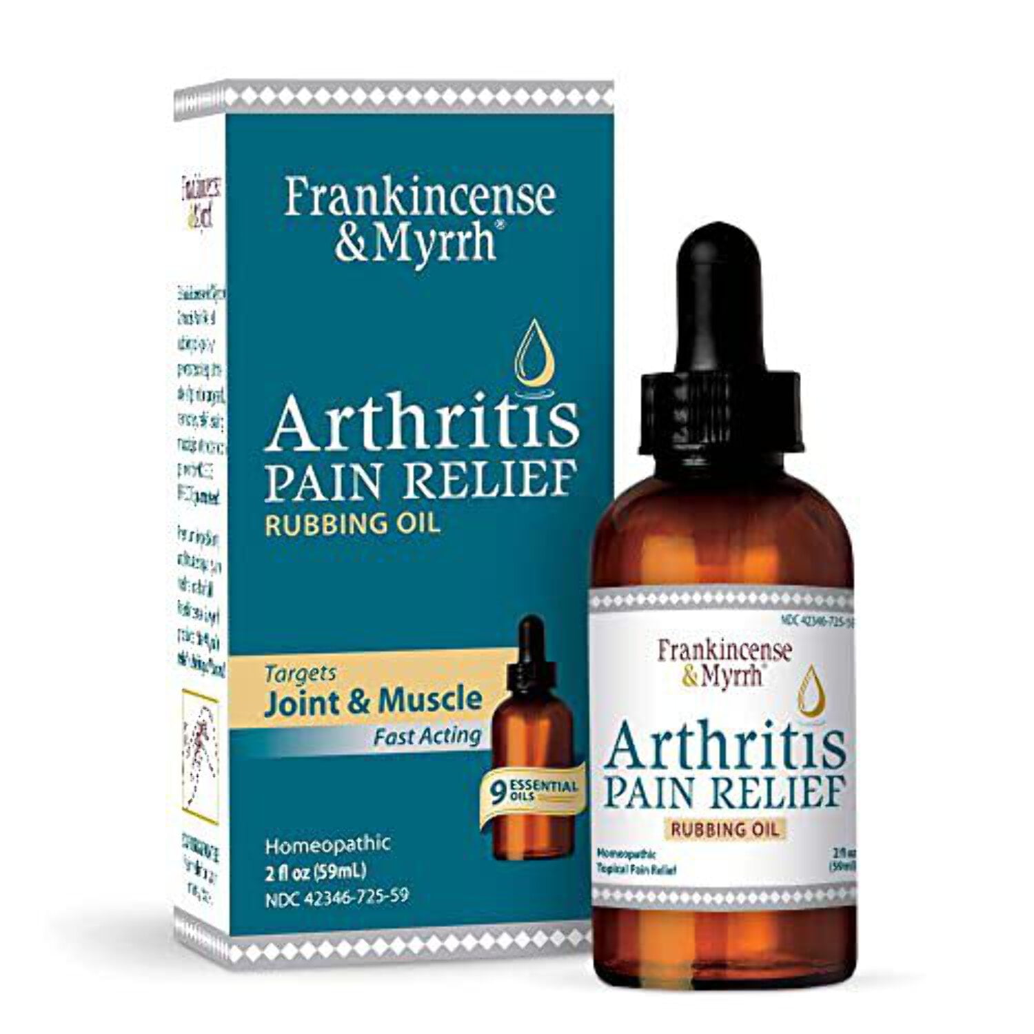 FRANKINCENSE MYRRH Arthritis Pain Relief Rubbing Oil Pain Relief with