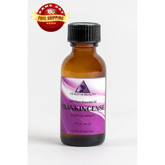 FRANKINCENSE / OLIBANUM ESSENTIAL OIL ORGANIC GLASS BOTTLE PURE 1 OZ, 30 ml