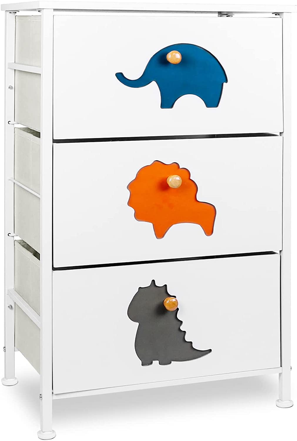 FRAPOW Kid Dresser With 6 Drawers Boy Storage Organizer Dresser For ...