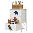 thumbnail image 1 of FRAPOW White Night Stand with 3 Drawer Dresser for Bedroom, Hallway, Kids Dresser, 1 of 5