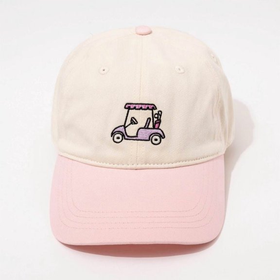 FRASIER STERLING GOLF CART HAT - PURPLE/PINK