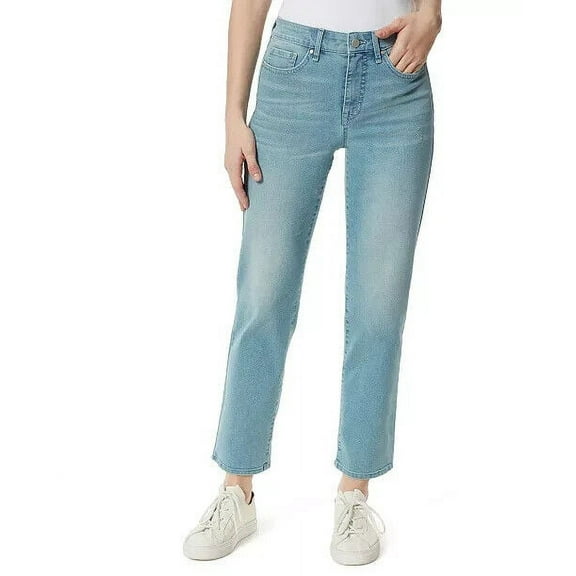 FRAYED Womens High Rise Straight Leg Jeans blue Size 29 MSRP