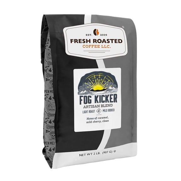 Fresh Roasted Coffee, Fog Kicker Artisan Blend, Ground, 32 oz 2 lbs