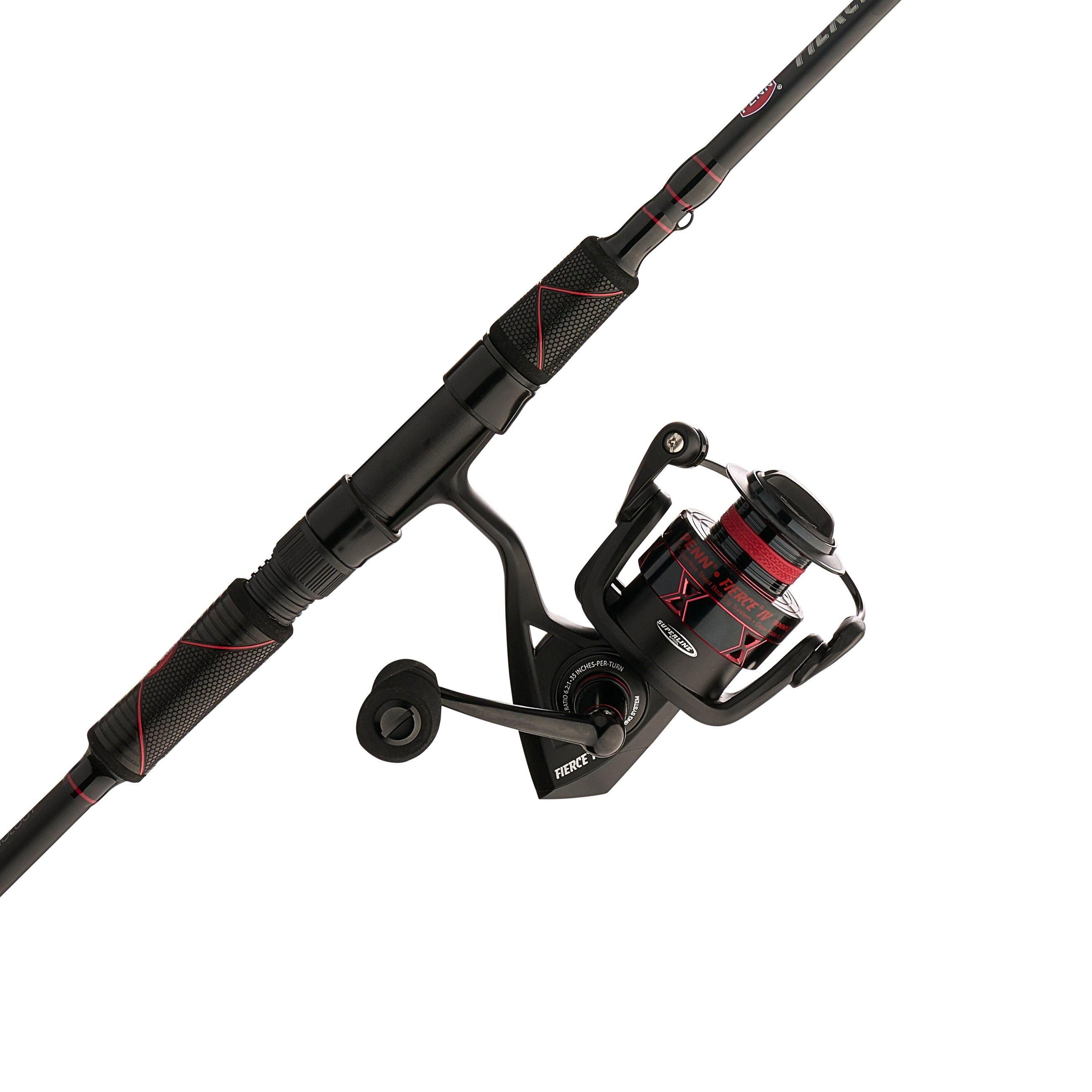 PENN Fierce IV LE Combo, 7' Medium Light Fishing Rod, 3000 Size Reel