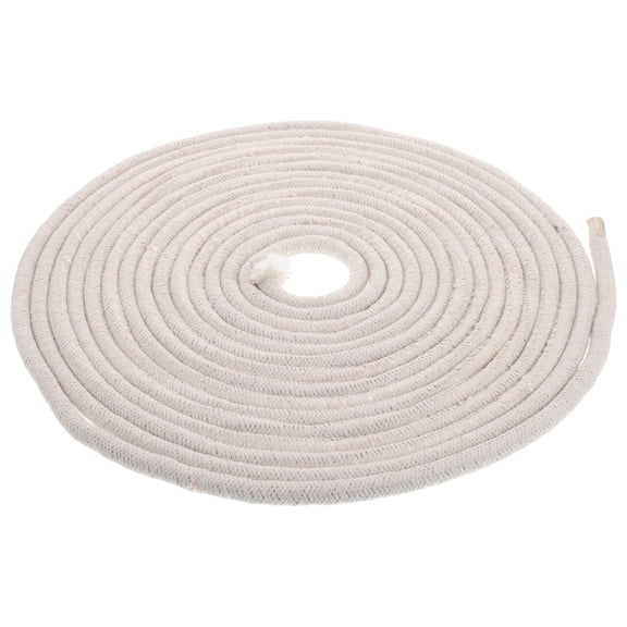 FRCOLOR 10m White Cotton Rope Bundle - Handwoven Heavy Duty Multi-Purpose Crafting, Basket Weaving, String, Cotton Woven Rope