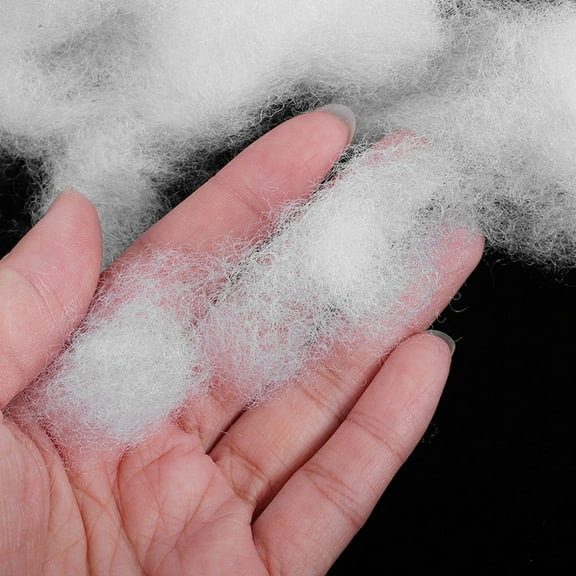 FRCOLOR 1 Pack Polyester Fiber Fill Stuffing White Cotton Stuffing For Stuffed Animals Toys Cloud Decorations