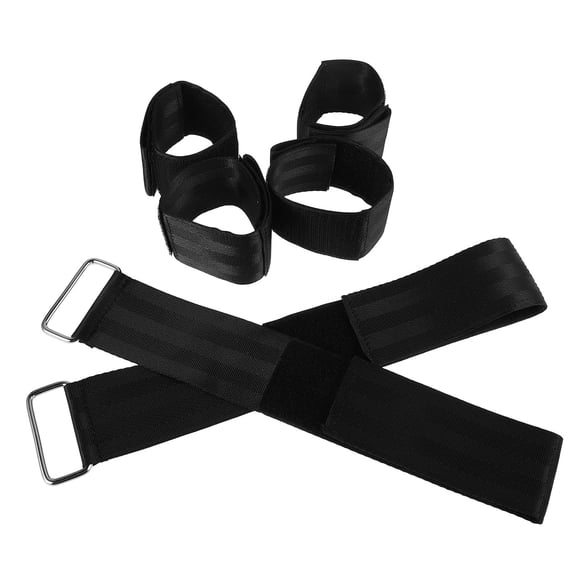 FRCOLOR 1 Pair Adjustable Dumbbell Loading Straps Heavy Duty Barbell Attachment Straps for Pullups, Squats, Arm and Ankle Exercises