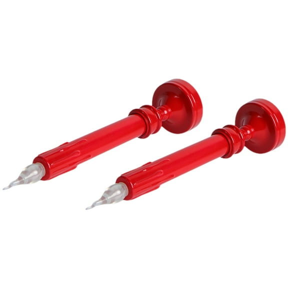 PAMINGONO 1Pair Decorative Red LED Flameless Candle Lights Battery Operated for Chinese New Year and Events