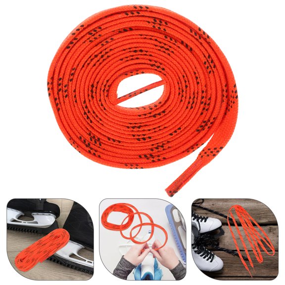 FRCOLOR 1 Pair Of Convenient Stylish Hockey Skate Laces Wear-Resistant Shoelaces Roller Skate Accessories Professional Hockey Laces Hockey Skates Laces