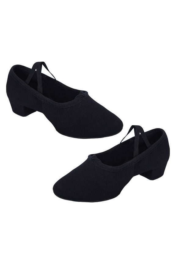 FRCOLOR 1 Pair Female Sole Low Heel Ballet Dance Shoes Stage Performance Shoes